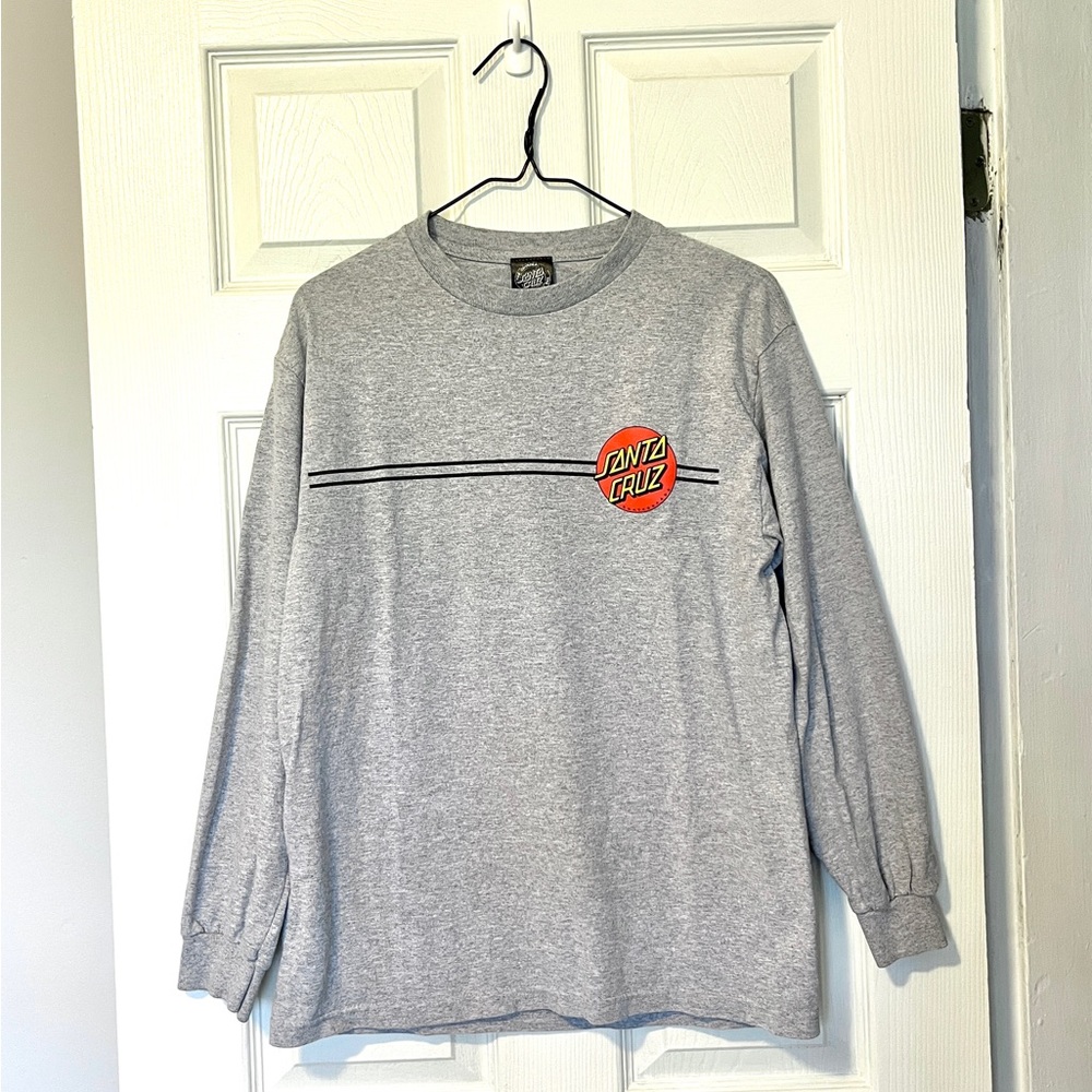 Santa Cruz Heather Gray Crewneck Tee